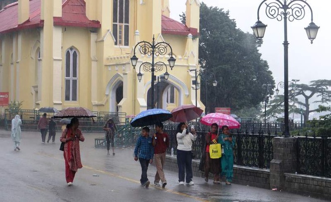 Image from: Rain to continue in Himachal; yellow alert for 7 districts
