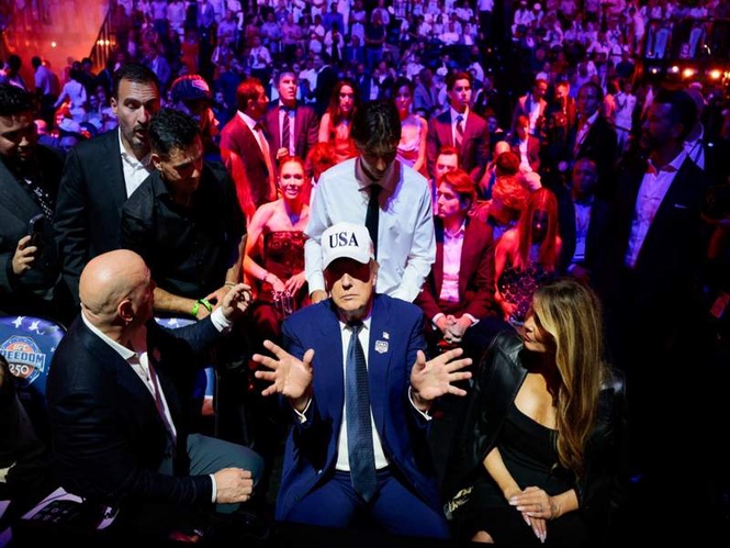 Image from: Trump hosts UFC fights at White House as a part of America’s 250th anniversary events