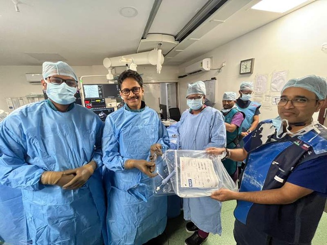 Image from: Sri Sri Holistic Hospitals Achieves a Landmark Milestone with the First Pulsed Field Ablation Procedures for Atrial Fibrillation Using Integrated 3D Mapping in India