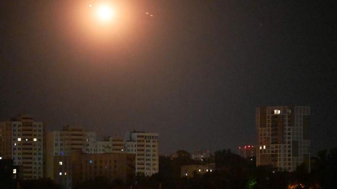 Image from: Russian attacks across Ukraine kill several, set fire to Kyiv monastery