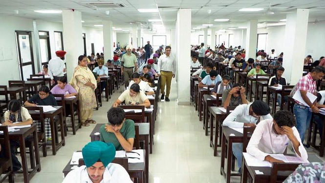 Image from: Over 3,700 sit for Punjab Agricultural University entrance exam in Ludhiana
