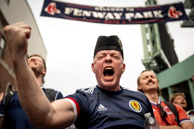 Image from: Calls for Scotland to join prestigious baseball tournament after World Cup fans attend Red Sox game