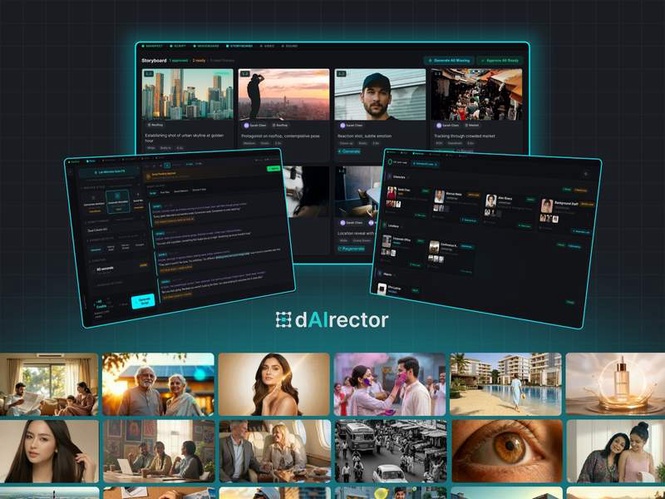 Image from: IndieVisual Launches dAIrector: From Brief to Professional AI Ad Film in Hours, Not Weeks