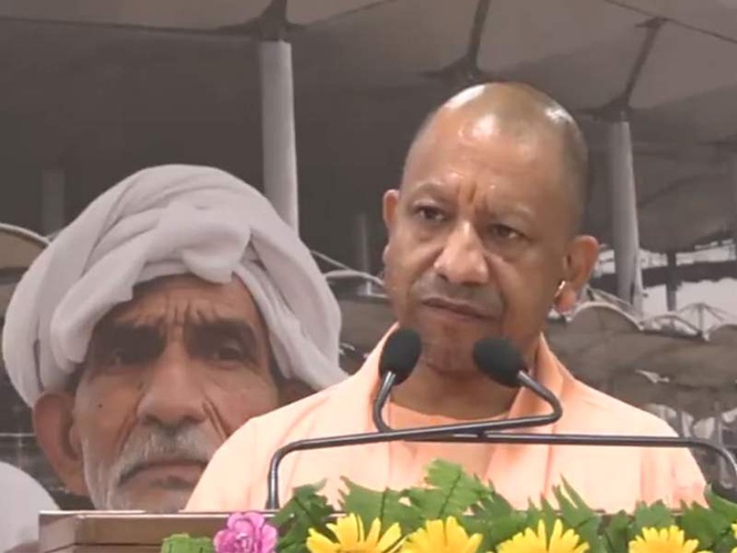 Image from: Farmers placed trust in us, made Jewar airport possible: UP chief minister Adityanath says project will boost development