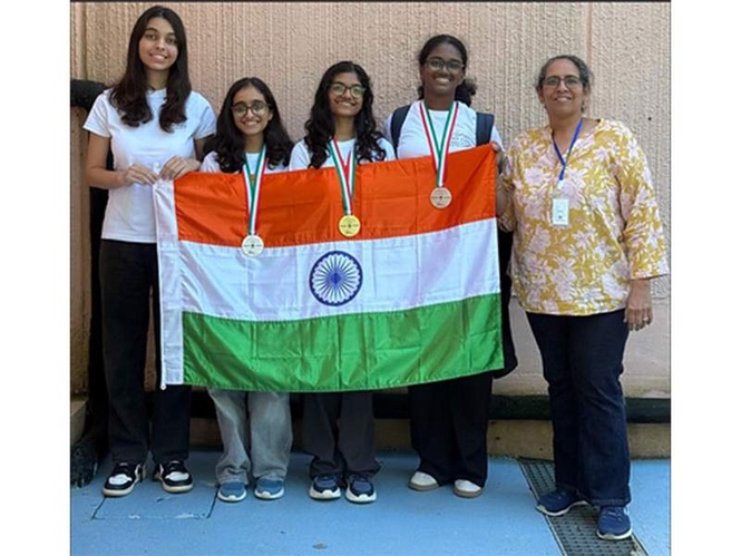 Image from: Sasken Technologies-Backed Team Clinches First-Ever Gold for India at European Girls Olympiad in Informatics 2026