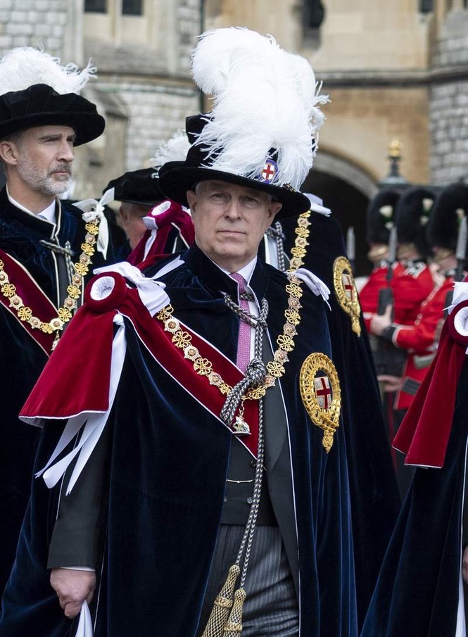 Image from: Andrew banned from all Garter Day events for first time since 2006