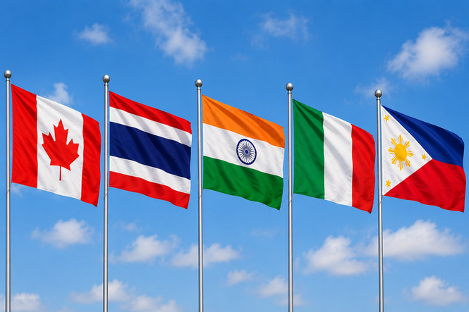Image from: Canada, Thailand, Italy and Philippines eye deeper space ties with India
