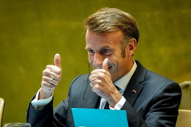Image from: Macron plans rapid launch of mine-clearing mission in Strait of Hormuz