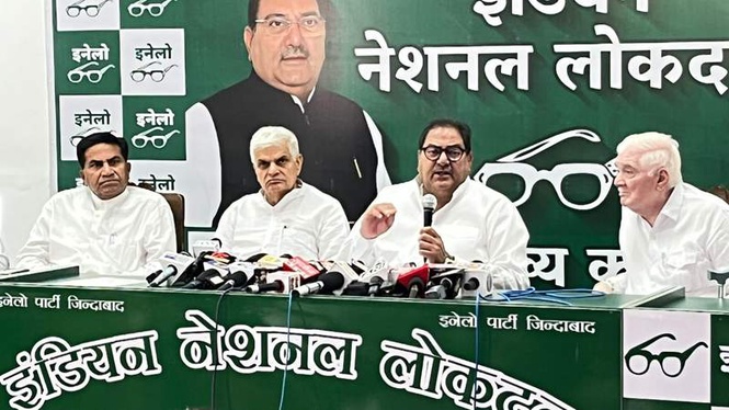 Image from: INLD chief Abhay Chautala condemns Haryana’s rally ban till Sept 2026 as ‘blow to democracy’