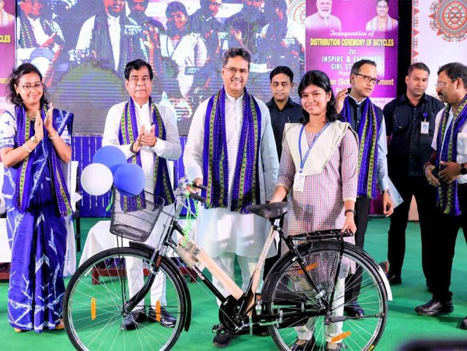 Image from: State Govt intensifies efforts to empower girl students: Tripura CM