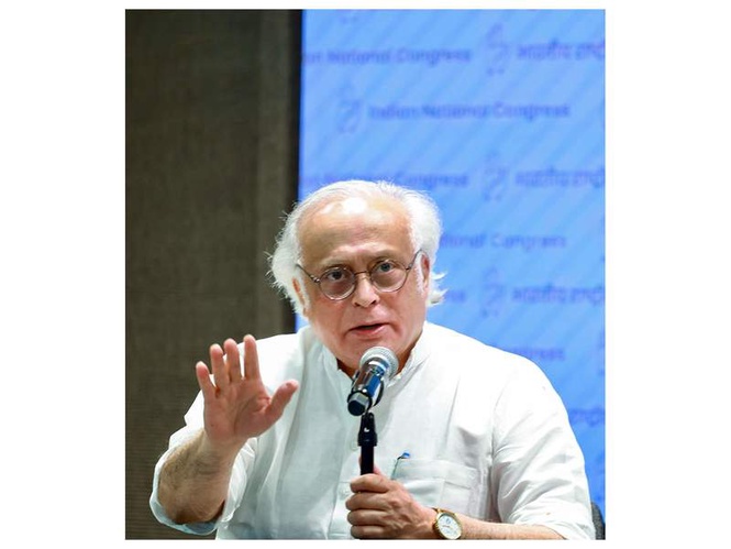 Image from: Union Home Minister has "masterminded illegal breakaway" of 20 TMC MPs, Indian democracy taken to new lows: Jairam Ramesh