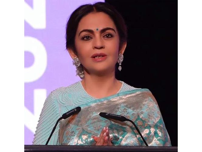 Image from: Compassion in action: Nita Ambani shares an inspiring tale of recovery at Reliance Foundation Hospital