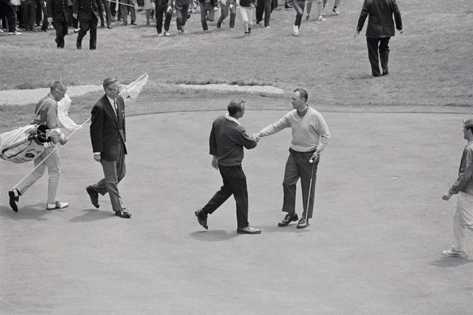 Image from: Why Arnold Palmer was mad with eventual champion Billy Casper during the final round of the 1966 US Open