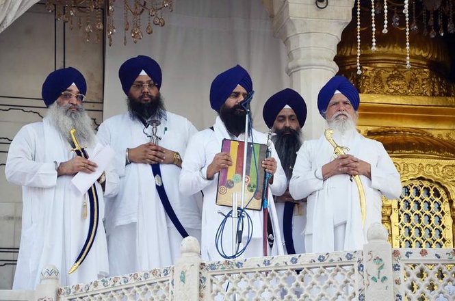 Image from: Akal Takht declares CM ‘Guru Dokhi’; AAP calls it conspiracy by Akali Dal
