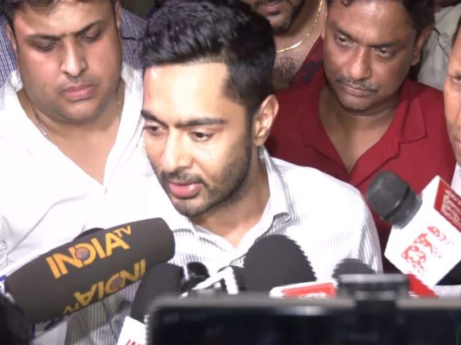 Image from: "Questioned for 11 hours today...": TMC MP Abhishek Banerjee appears before ED in connection with teacher recruitment scam