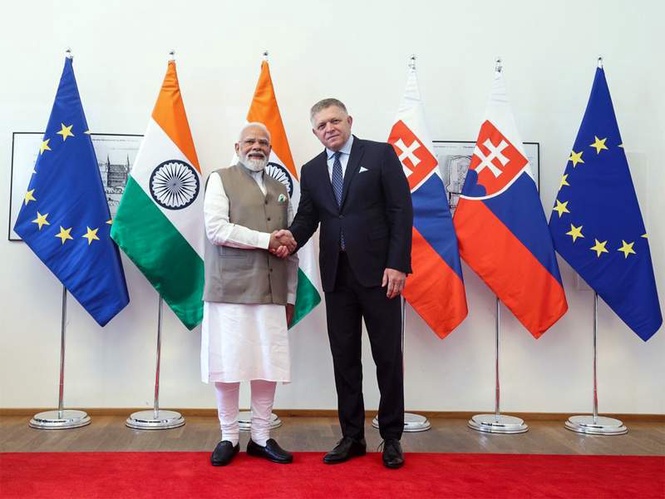 Image from: India, Slovakia ink key MoUs on skill mobility, higher education, and film production to boost strategic ties