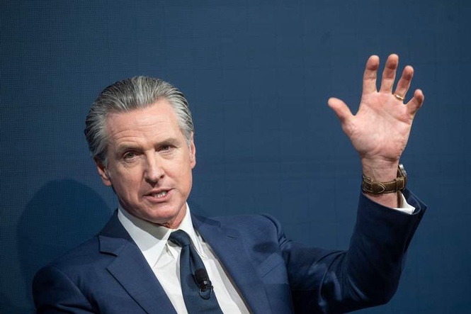 Image from: Newsom says Trump administration is investigating him and his wife