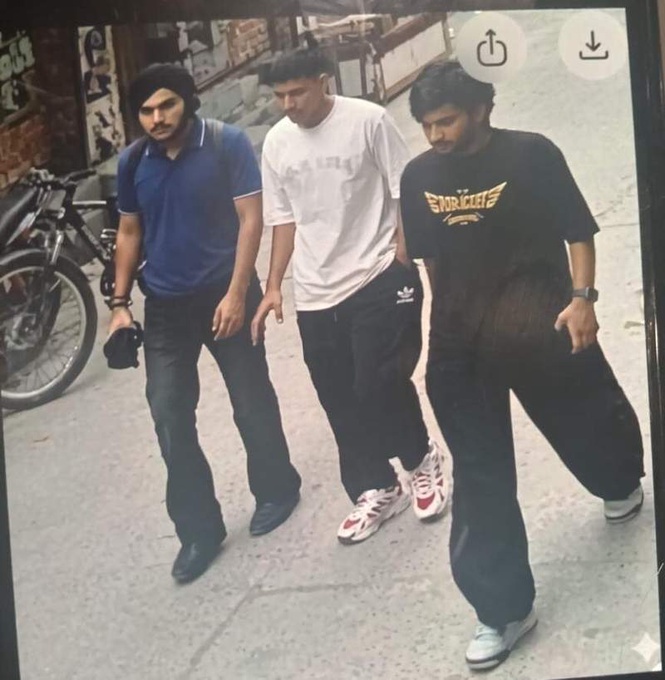 Image from: Chandigarh Police identify trio behind chemist shop killing, multi-state hunt on to nab them