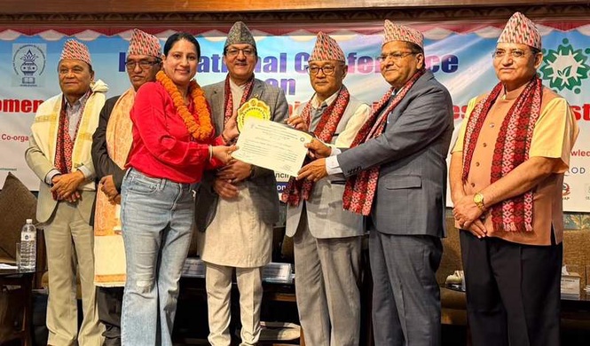 Image from: PAU scientists, students bag laurels at conference in Nepal