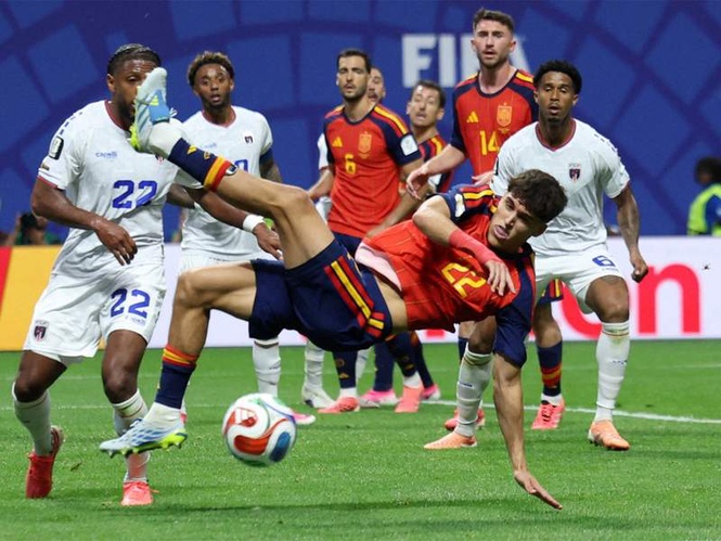 Image from: FIFA WC: Spain coach in no doubt about team's game after goalless draw; Cape Verde coach hails side's "organisation"