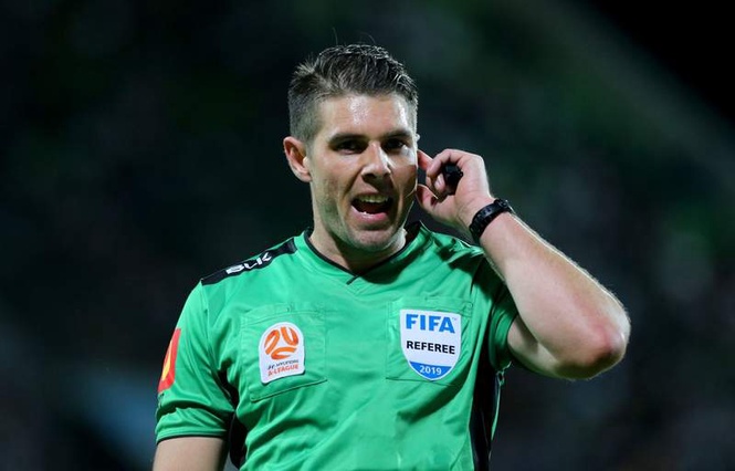 Image from: FIFA clears World Cup VAR official who shared statement after hand gesture controversy