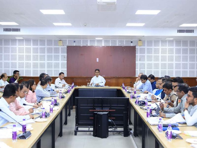 Image from: Tripura CM reviews law and order, public services at Task Monitoring System meeting