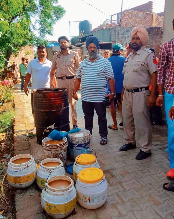 Image from: 2K litre lahan, illicit liquor seized in Sultanpur Lodhi