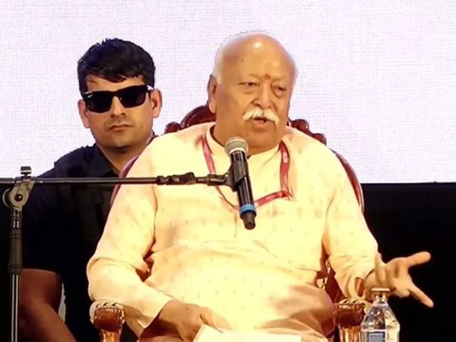 Image from: Sangh used to such political gimmicks: Mohan Bhagwat amid Priyank Kharge's call for transparency in RSS