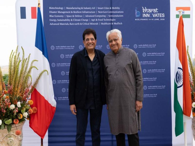Image from: Union Minister Piyush Goyal invites French businesses, investors to partner with India
