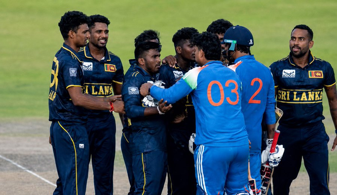 Image from: ‘This is not IPL’: Did Sri Lanka player’s taunt trigger Vaibhav Sooryavanshi altercation?