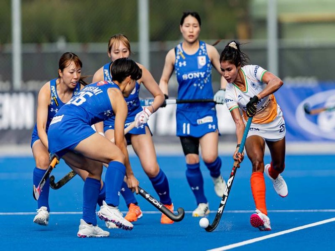 Image from: India seal semi-final spot in FIH Hockey Women’s Nations Cup 2026 after 2-1 win over Japan