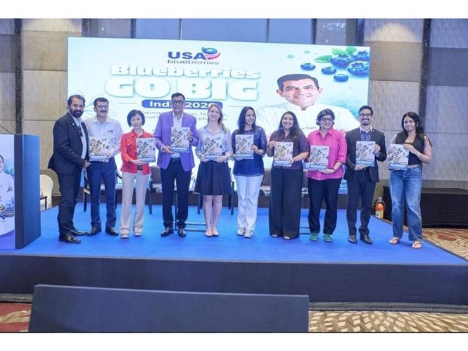 Image from: Padma Shri Chef Sanjeev Kapoor Launches Second USA Blueberries Recipe Book in Mumbai