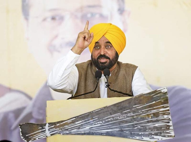 Image from: ’Man in video, not me’: Bhagwant Mann rejects Akal Takht edict, claims ’political masters’ behind allegations