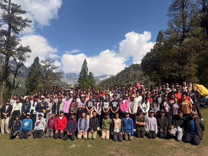 Image from: Day Star School, Manali, organises annual trekking expedition