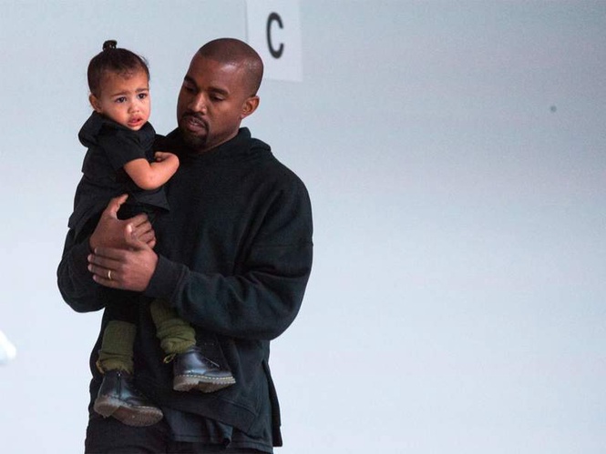 Image from: Kanye West calls daughter North West his 'twin' in heartfelt birthday note