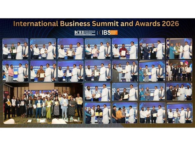 Image from: International Business Summit & Awards 2026 Concludes Successfully in Jaipur; 150+ Entrepreneurs, MSMEs and Startup Founders Participate