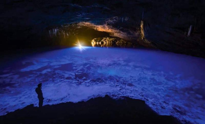 Image from: World’s Largest Underground Lake Revealed 60 Metres Beneath Namibia, With Animals Found Nowhere Else on Earth