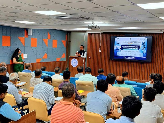 Image from: Gujarat: Industry leaders, academicians discuss localisation of defence testing, tech innovation