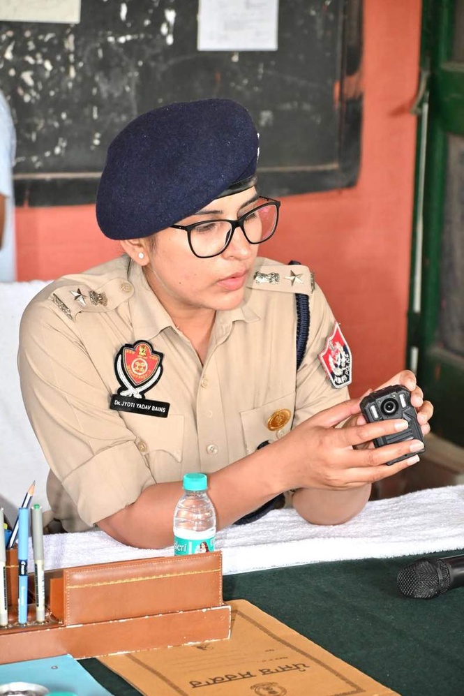 Image from: Bathinda PCR, traffic staff get body cams; to improve transparency, accountability