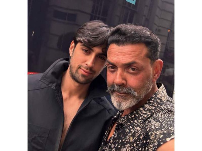 Image from: Bobby Deol shares adorable picture on son Aryaman's birthday, calls him "angel"