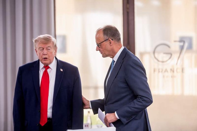Image from: Merz sees new unity with Trump on Ukraine, calls G7 meet 'day of hope'