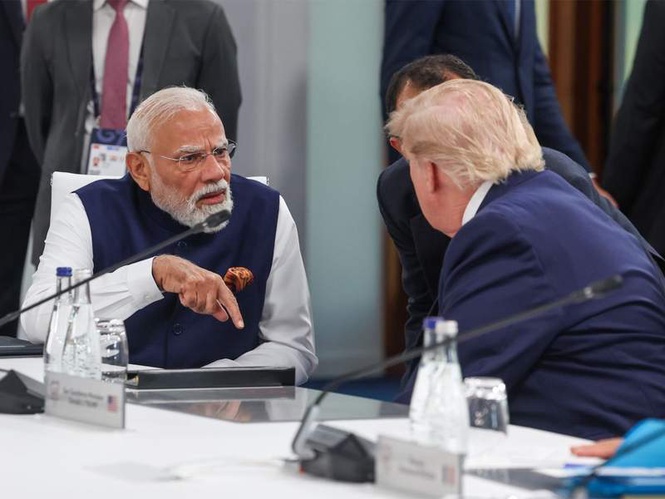 Image from: "Several Indian civilians lost lives... safety of seafarers our responsibility": PM Modi expresses concern over Hormuz disruptions in presence of Trump