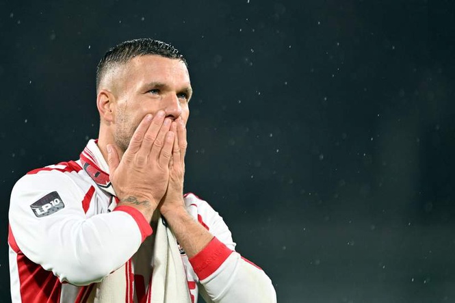 Image from: 'I'm out': Podolski won't get up for night-time World Cup matches