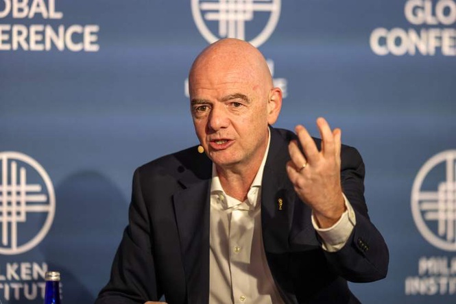 Image from: ‘I know what you’re going through’ – watch the moment FIFA president addresses Iran World Cup team in locker room