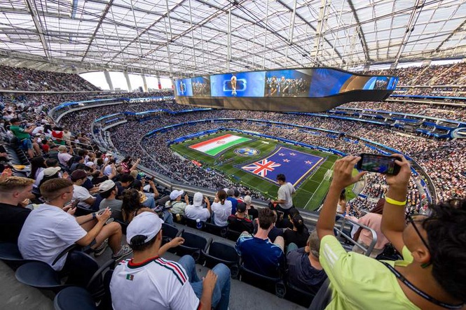Image from: Report: Iran takes action against protesting fans at World Cup match