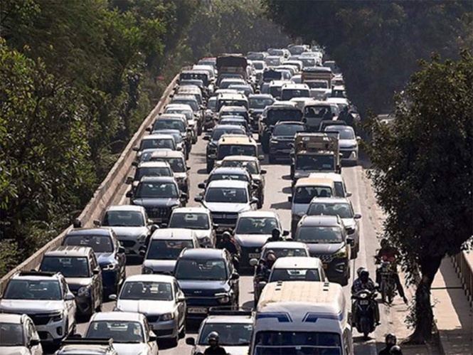 Image from: Just 11 challans a month for high beam misuse