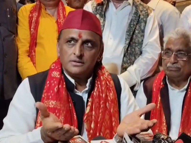 Image from: "Double engine is double tank of corruption": Akhilesh Yadav slams UP govt over Ram Temple donation irregularities, questions SIT probe