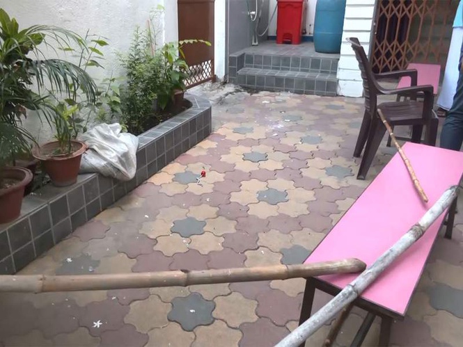 Image from: Jharkhand: Petrol bomb thrown at RSS office in Ranchi, BJP leaders allege larger conspiracy