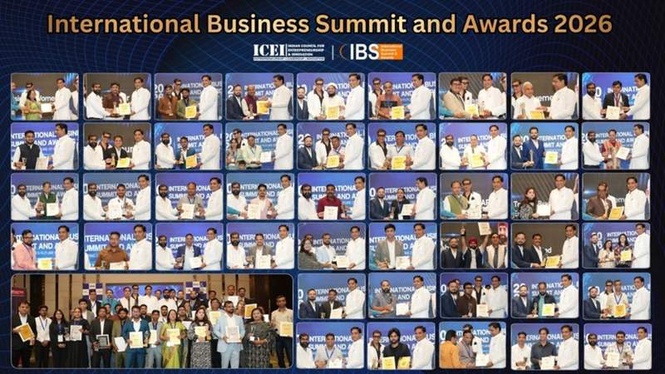Image from: International Business Summit & Awards 2026 Concludes Successfully in Jaipur; 150+ Entrepreneurs, MSMEs and Startup Founders Participate