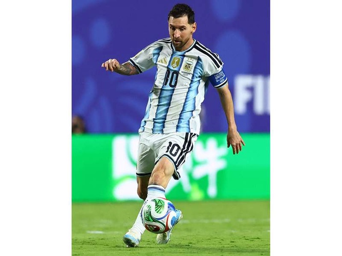 Image from: Lionel Messi becomes oldest player to score World Cup hat-trick, surpasses Cristiano Ronaldo